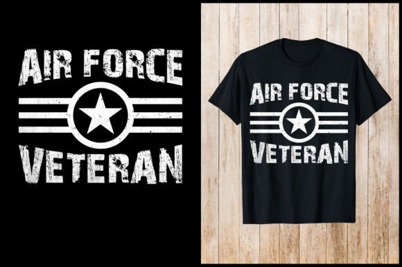 Air Force Veteran T-shirt Design: A Graphic Designer's Asset