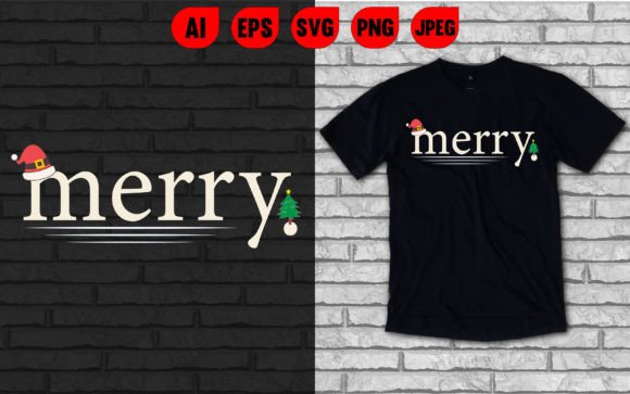 Festive Typography & Graphics for Your Holiday Merch