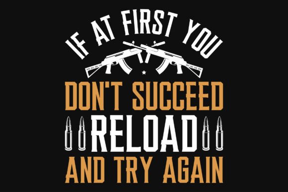 Guns Typography T-Shirt Design: Visual Impact & Practical Application