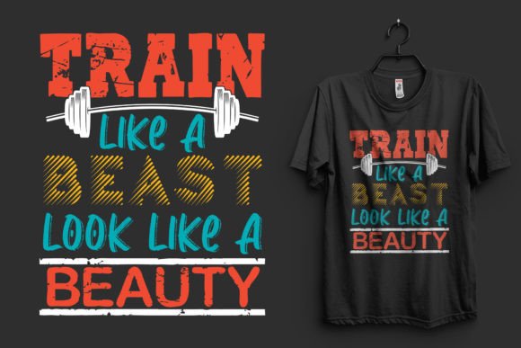 Gym Workout T-Shirt Design: Fueling Modern Brand Identity