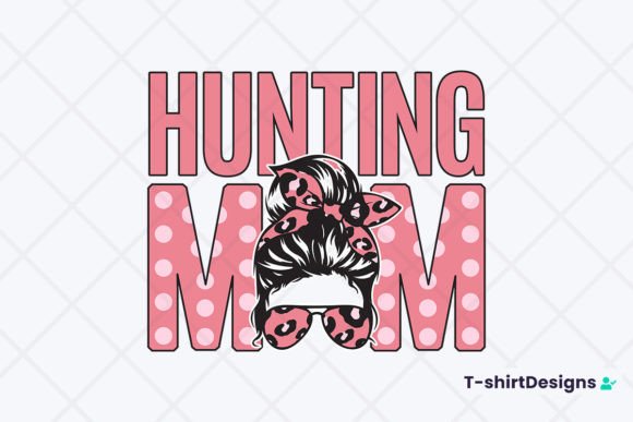 Hunting Mom T Shirt Design: Creative Assets for Modern Branding