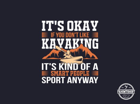 Kayaking T-shirt Design: A Ready-to-Print Creative Asset