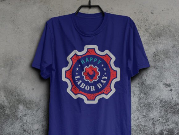 Labor Day Typography T-shirt Design: A Modern Visual Asset