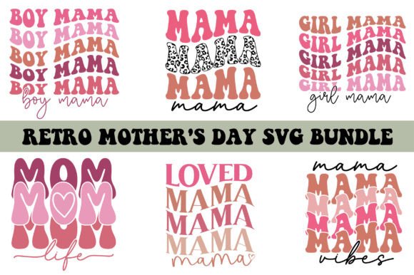 Retro Mother's Day SVG Design: A Timeless Asset