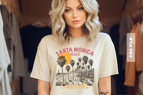 Santa Monica Beach - California Design