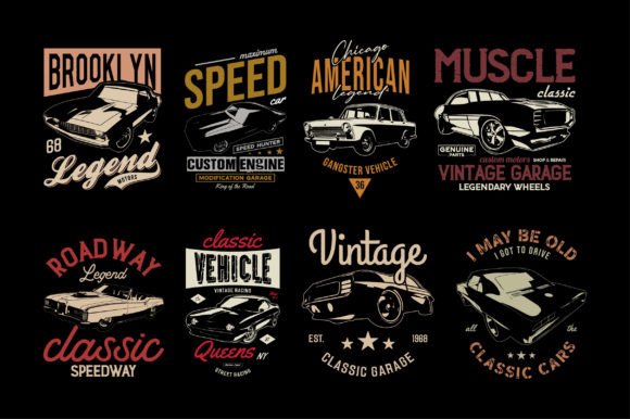 Vintage Classic Car Vector T-Shirt Design: Timeless Appeal
