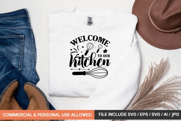 Welcome to Our Kitchen Svg Design: A Designer's Asset